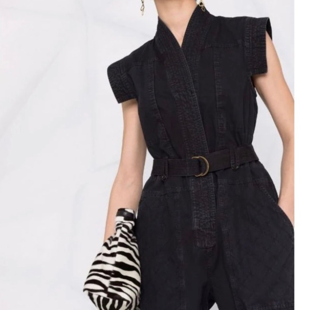 Ulla Johnson, Taylor Jumpsuit in Black, size 2, worn once, perfect condition